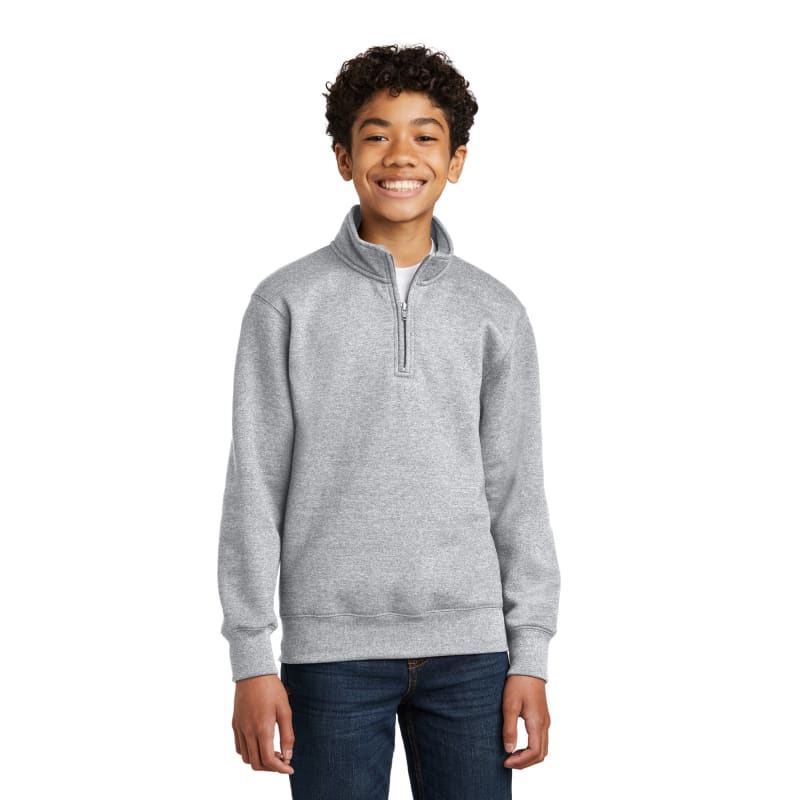 Port & Company Youth Core Fleece 1/4-Zip Pullover Sweatshirt 11