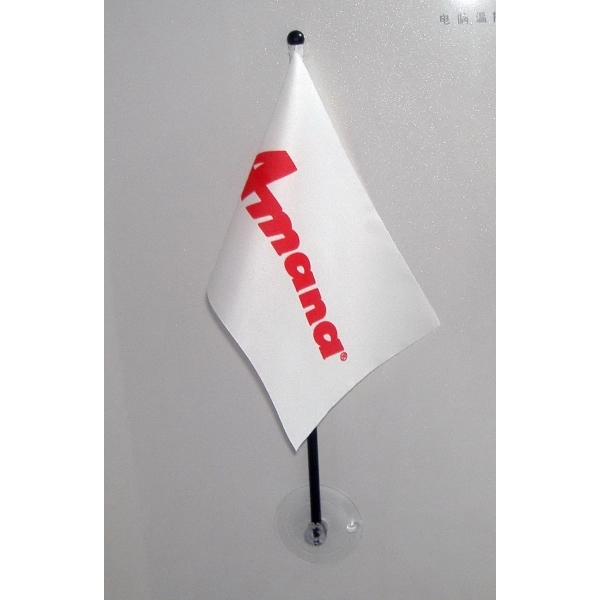 Hand held Flag with suction cup 2