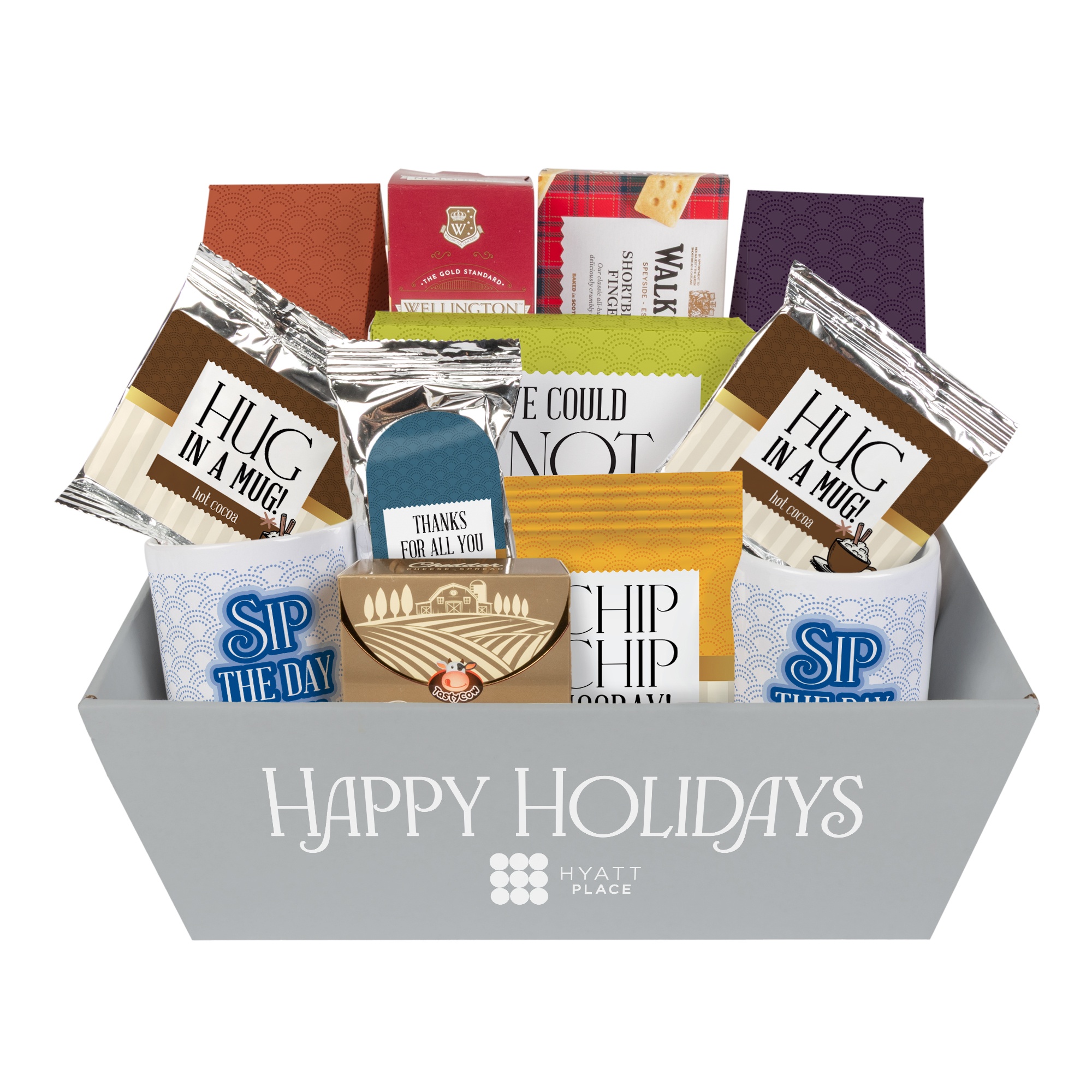 Sip and Savor Gourmet Tray with Mugs 3