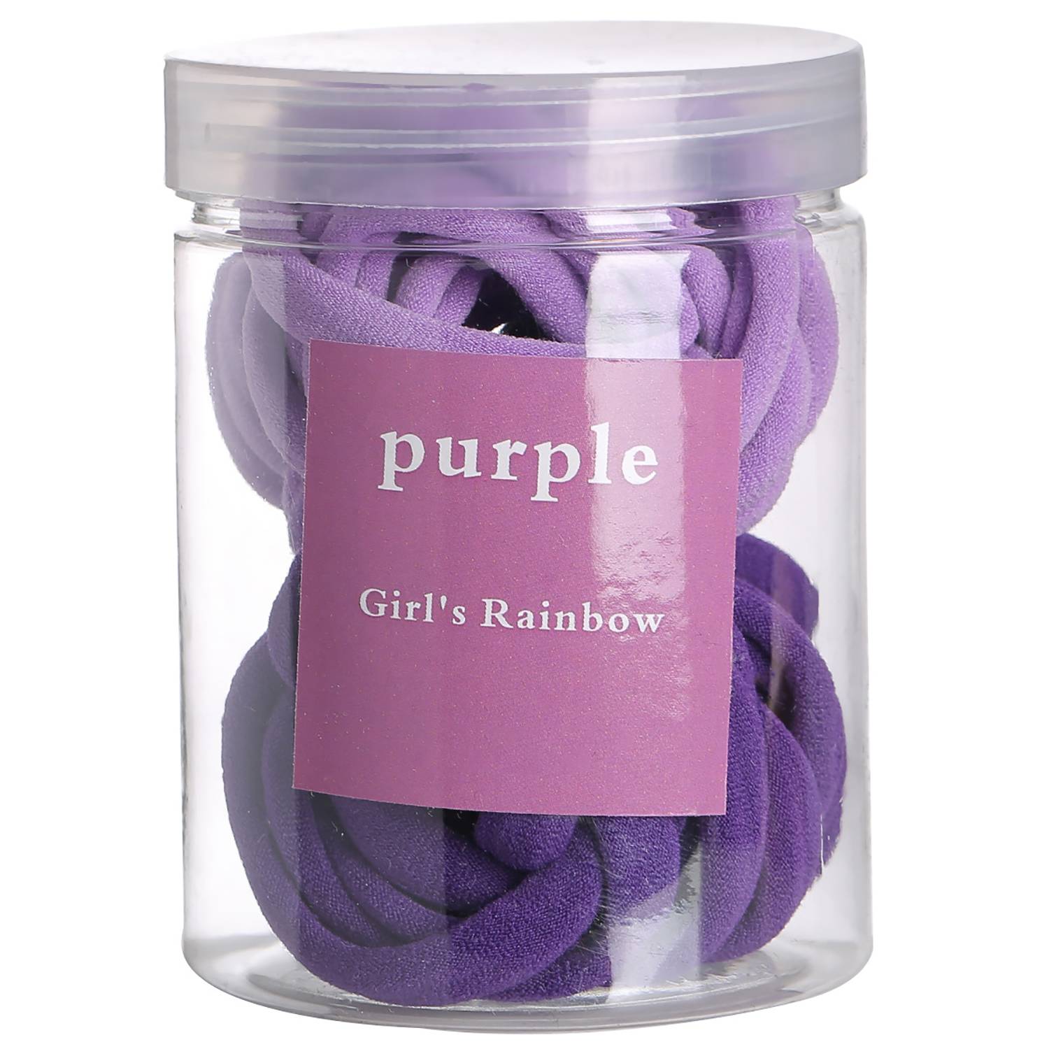 50pcs Seamless Elastic Hair Ties - Bulk Pack for Daily Use 8