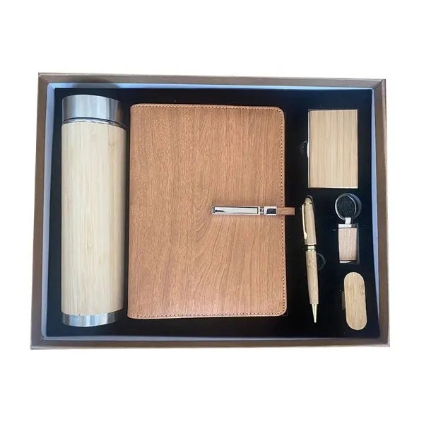 Bamboo Notebook Gift Set 3
