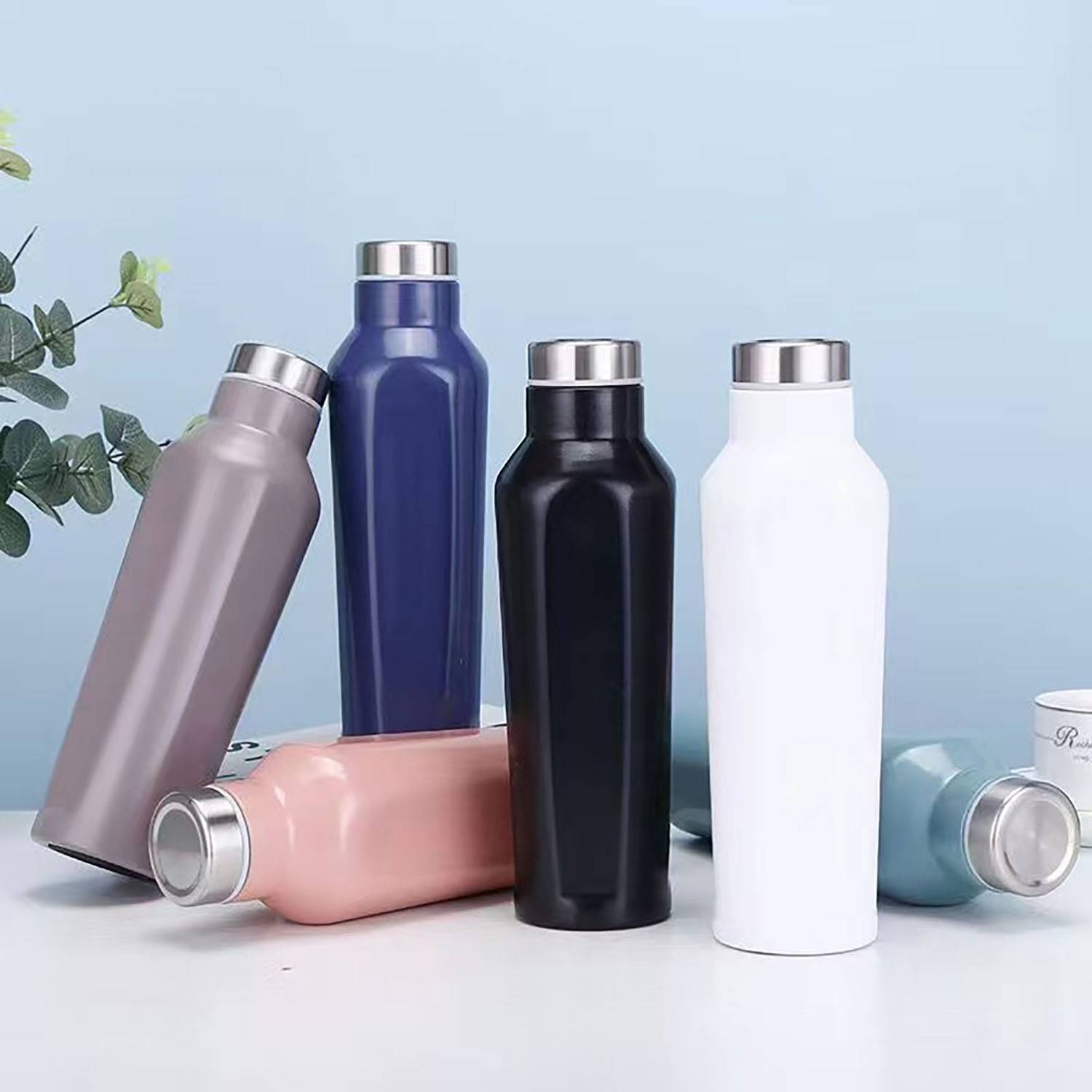 17OZ Square Stainless Steel Insulated Water Bottle, custom water bottle with logo imprint 6