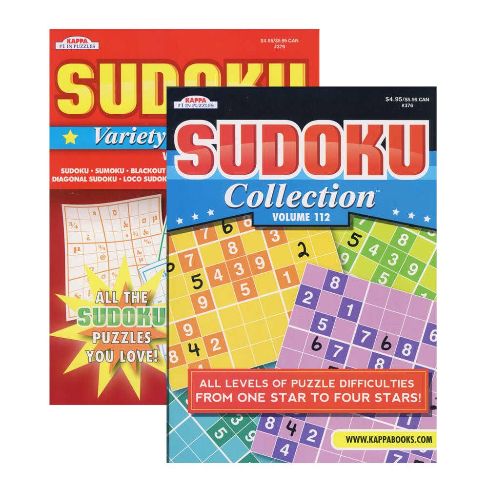 Sudoku Puzzle Books - Two Titles 2