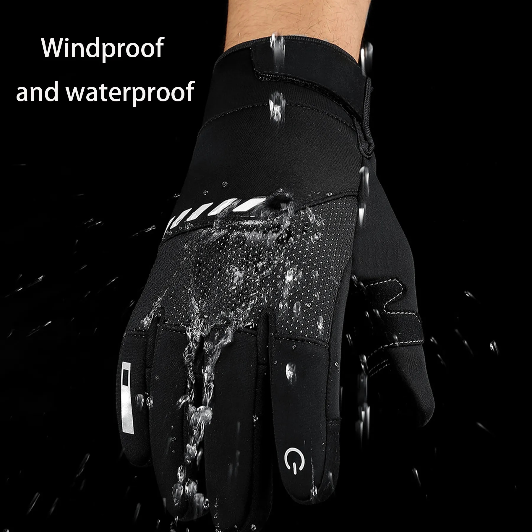 Microfiber Cloth Touchscreen Full-Finger Riding Gloves 2