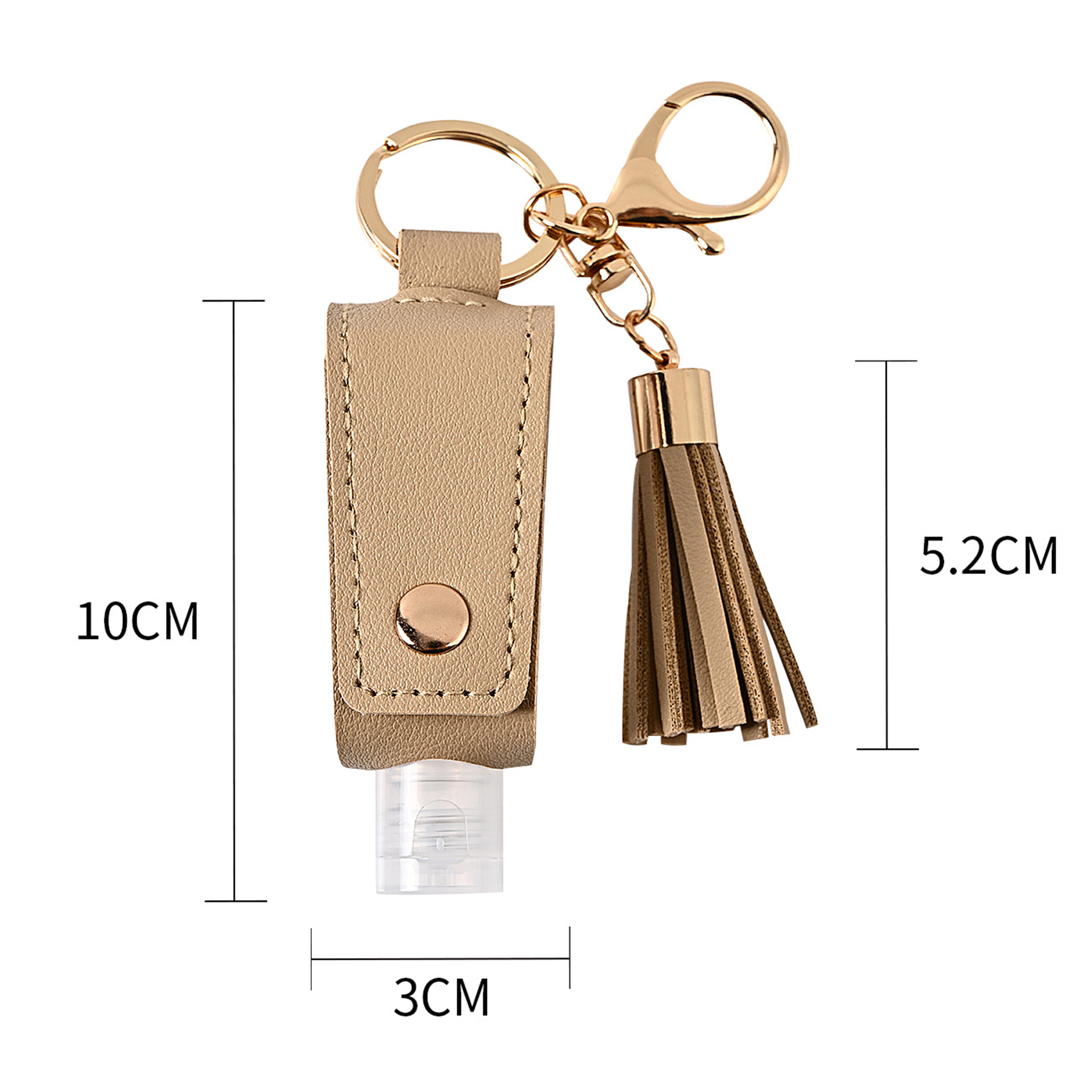 Portable Hand Sanitizer Holder with Keychain 2
