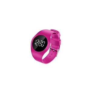 Round Sports Watch With White Digital Dial And Detachable Band 29
