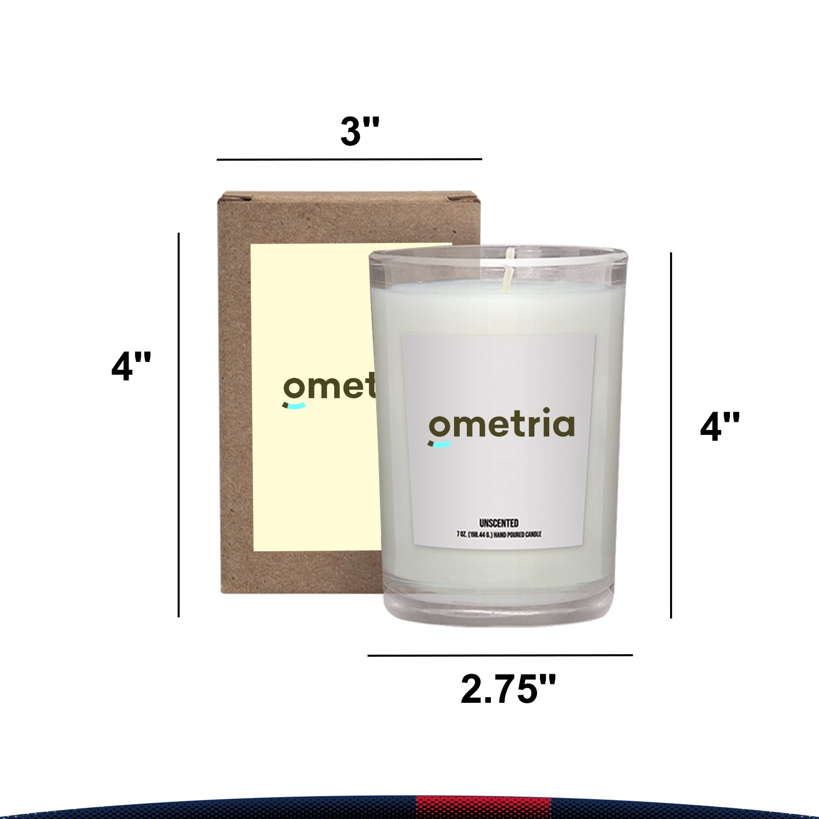 8 oz. Caprice Cardboard Gift Box Scented Tumbler Candle 6