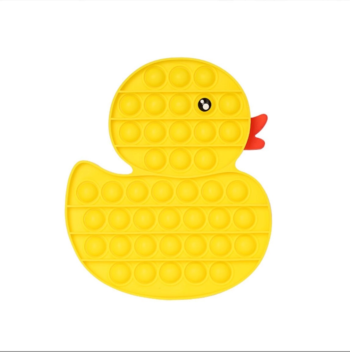 Duck Shaped Silicone Push Pop Bubble Toy 2