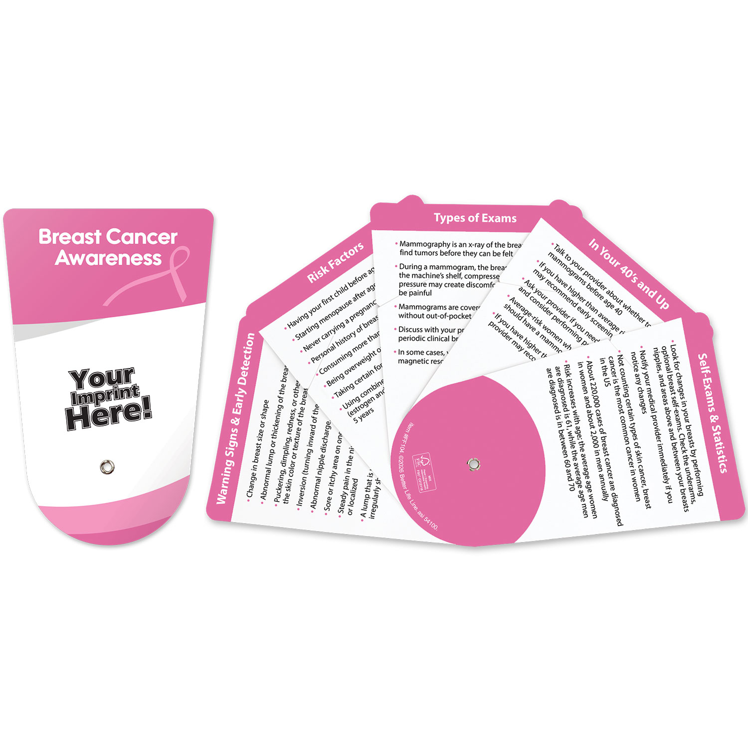 Folding Fan - Breast Cancer Awareness — view 1 of 6