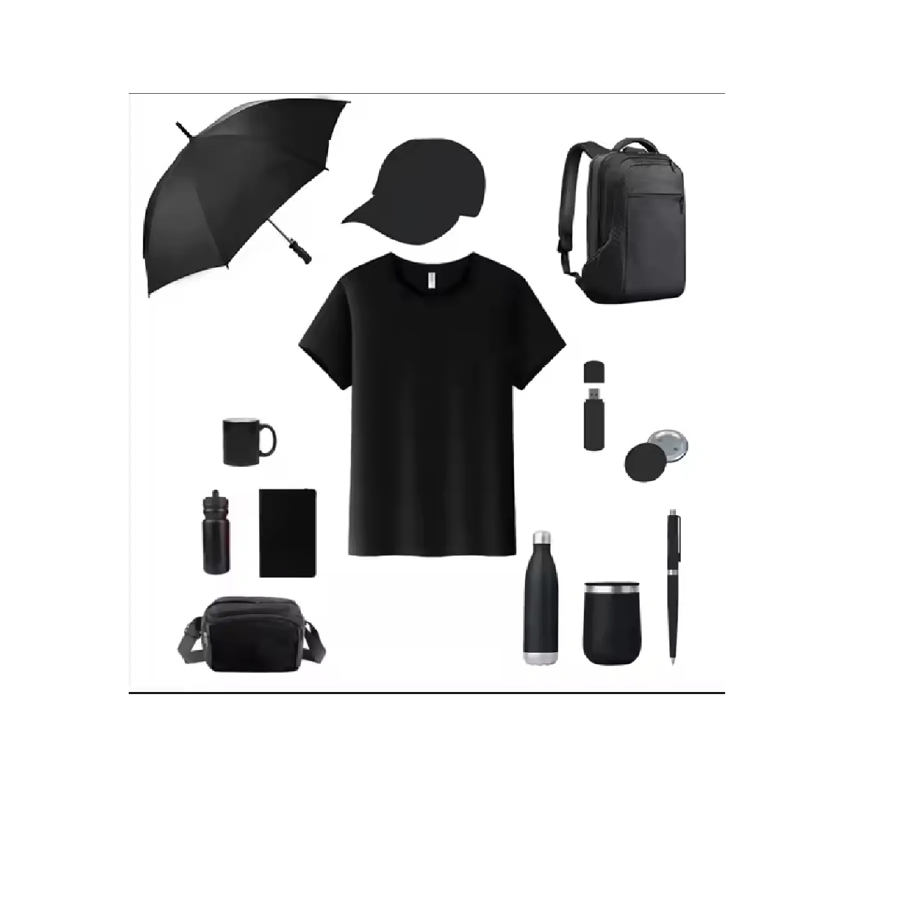 Customized Promotional Business Suit Clothes Umbrella Notebo 1