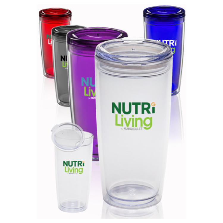21 oz. Translucent Plastic Tumbler - BPA Free 2