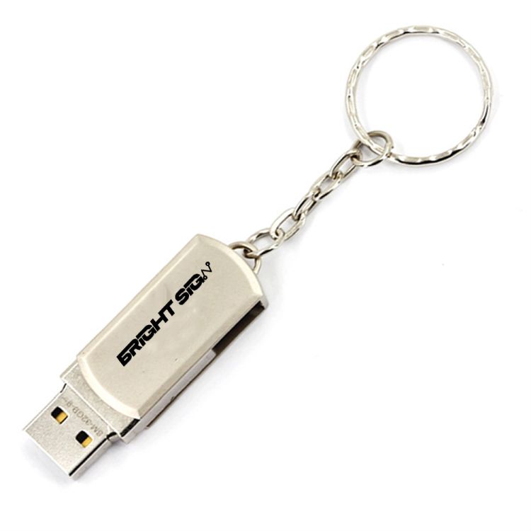 Zinc Alloy USB Flash Drive Keychain 1