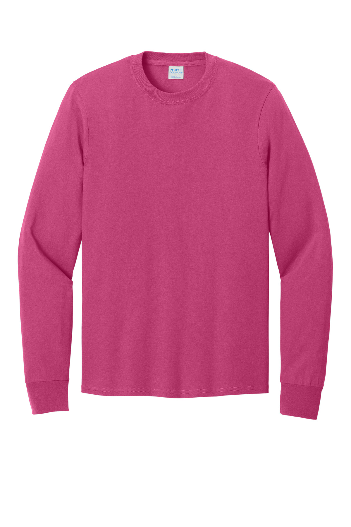 Port & Co Long Sleeve Core Cotton Tee. PC54LS 114