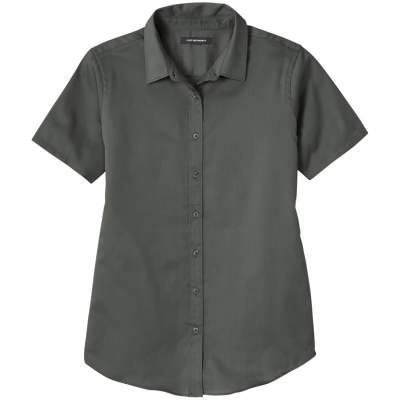 Port Authority Ladies Short Sleeve SuperPro React Twill Shirt. 52