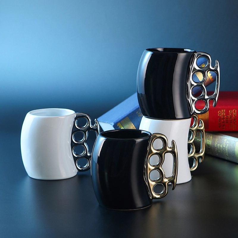 Custom 13.5 oz Fisticup Ceramic Knuckleduster Mug 8
