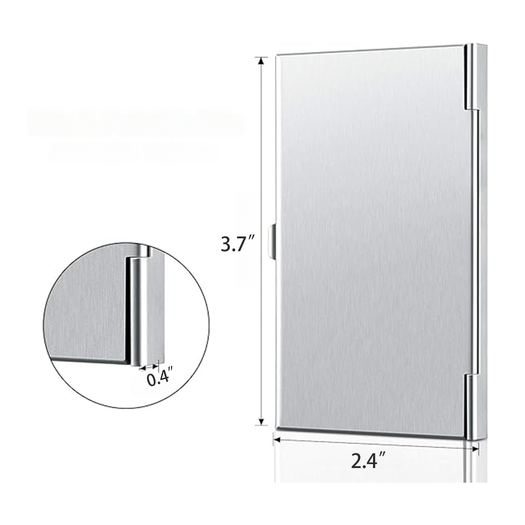 Aluminum Alloy Business Card Case 3