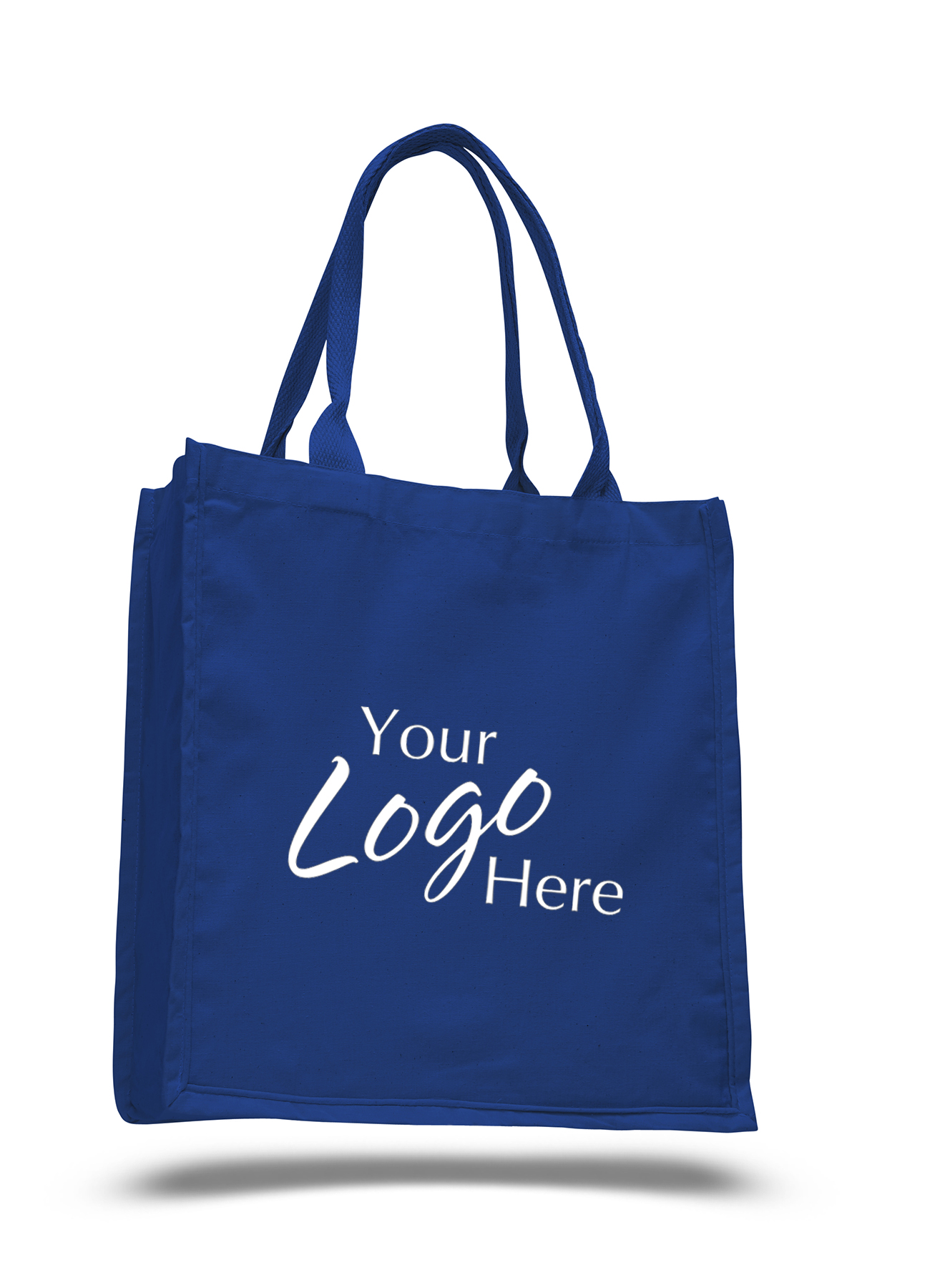 Fancy Shopper 15" W x 16" H with 6" Gusset Bag, custom tote bag with logo imprint 9