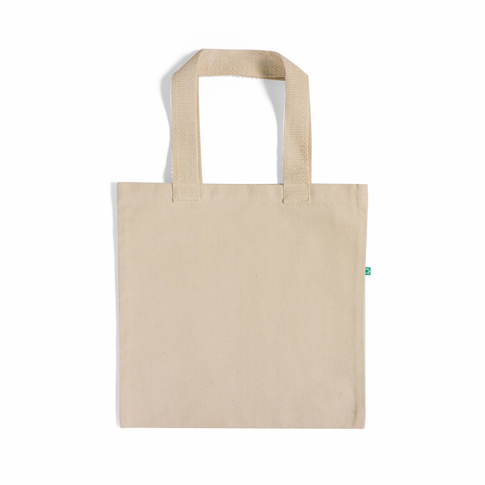 Recycled Canvas Trendy Flat Tote Bag 5