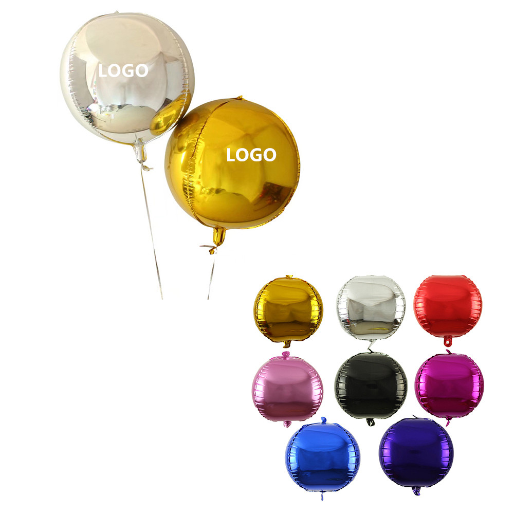 18" Round  Shape Aluminum Foil Balloon 2