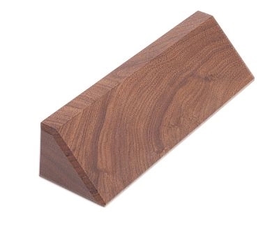 8" Walnut Finish Desk Wedge 3