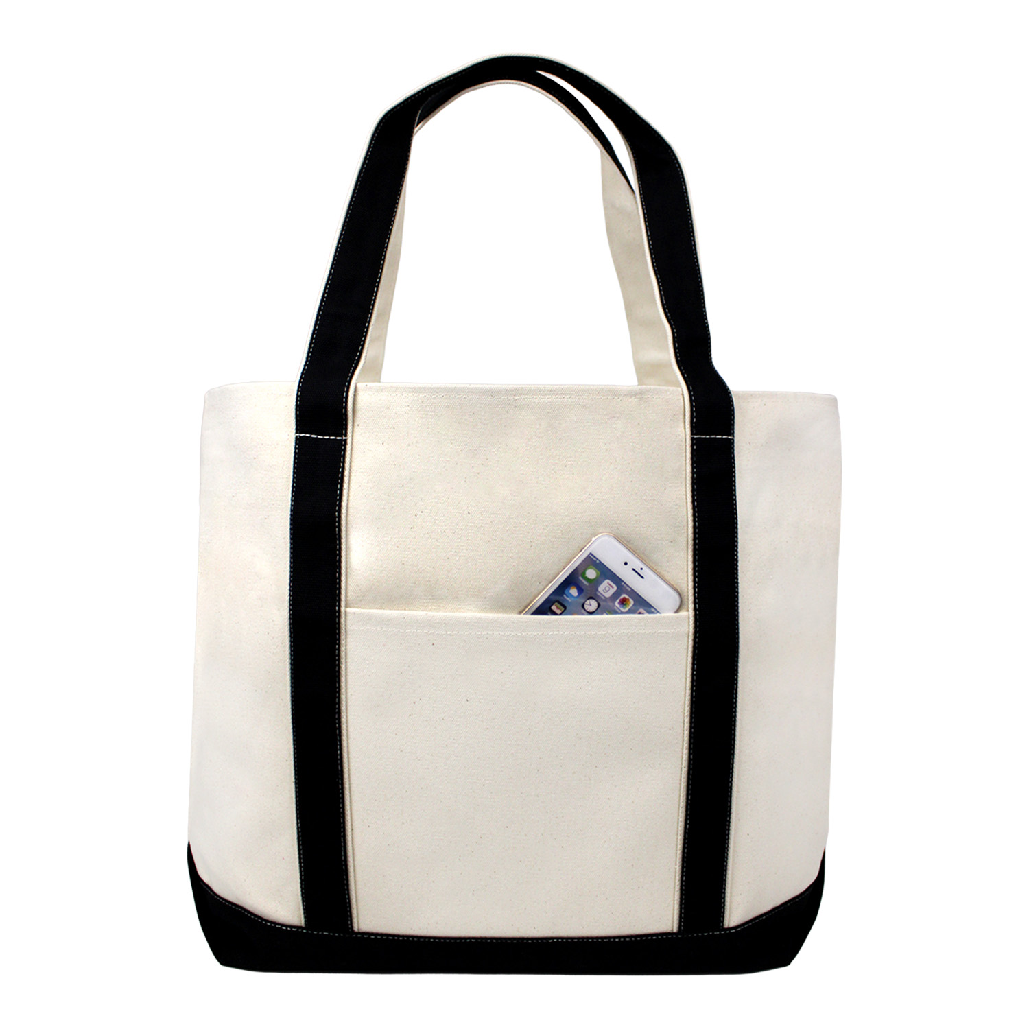 Jumbo Zipper Boat Tote 3