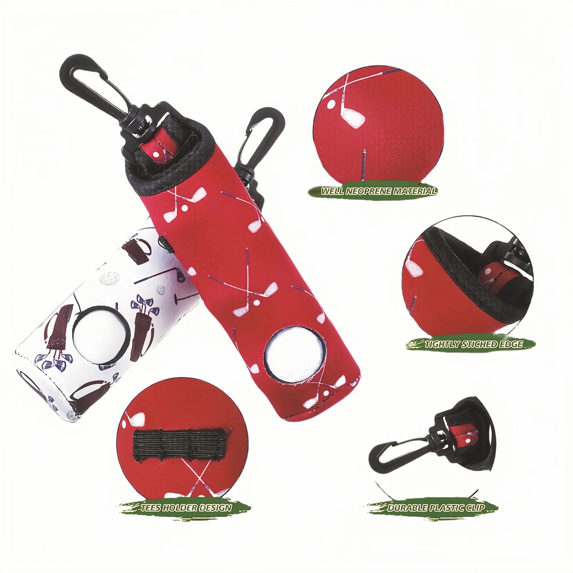 Portable Diving Material Golf Ball Storage Bag Free Shipping 3