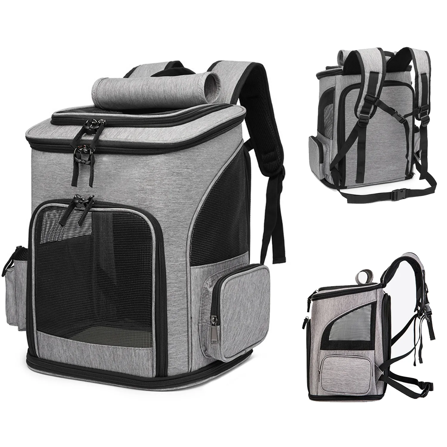 Oxford Pet Carrier Backpack for Small Cats and Dog 2