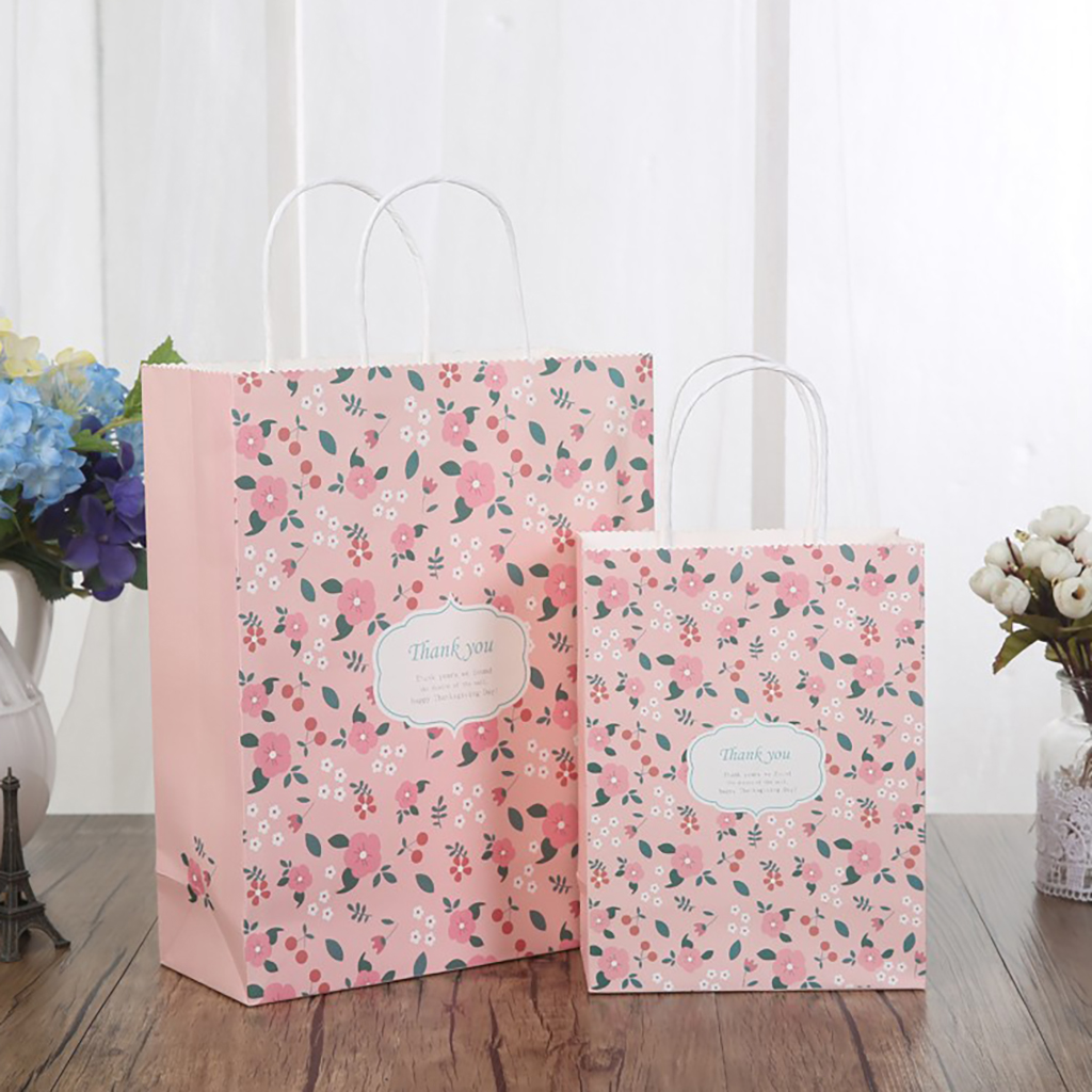 150g Kraft Paper bag with full color imprint on all sides (5.25*8.25*3.25") 2