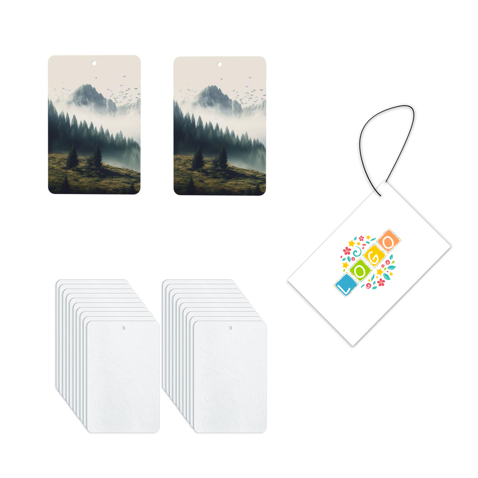 Portable Lanyard Air Fresh Fragrance Tablet 3