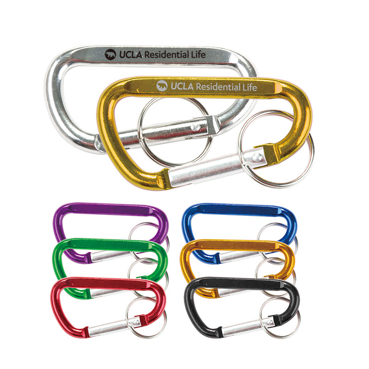 2 1/4" Carabiner W/Key Chain- Close Out 14