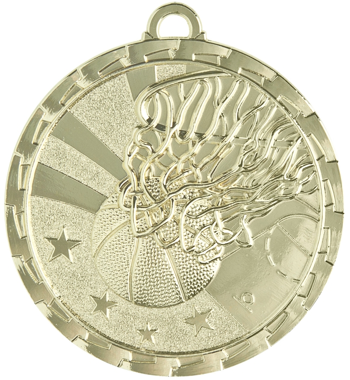 Basketball Bright Medal, 2" 2