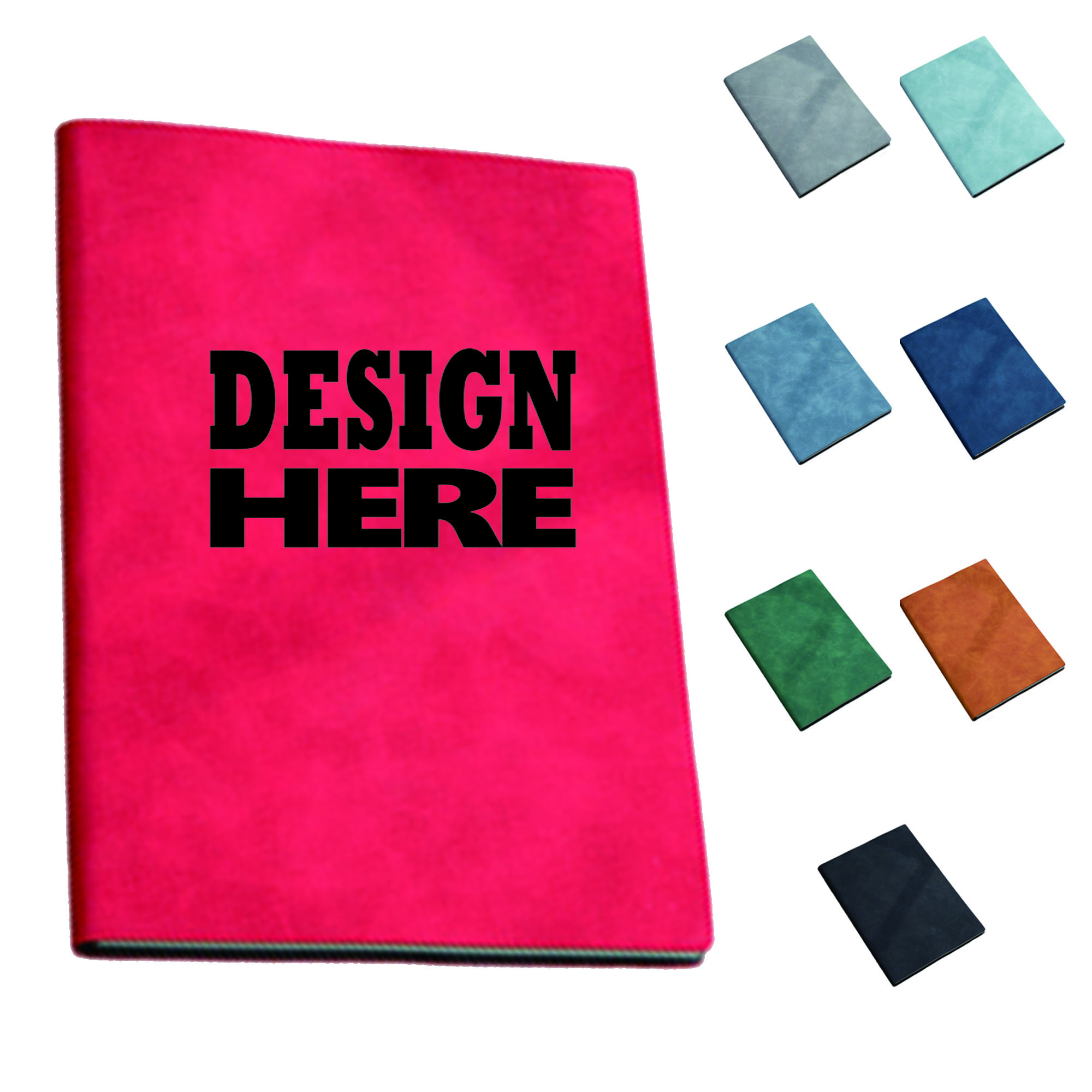 MOQ 50 A5 Pu Leather Notebook Full Color 2