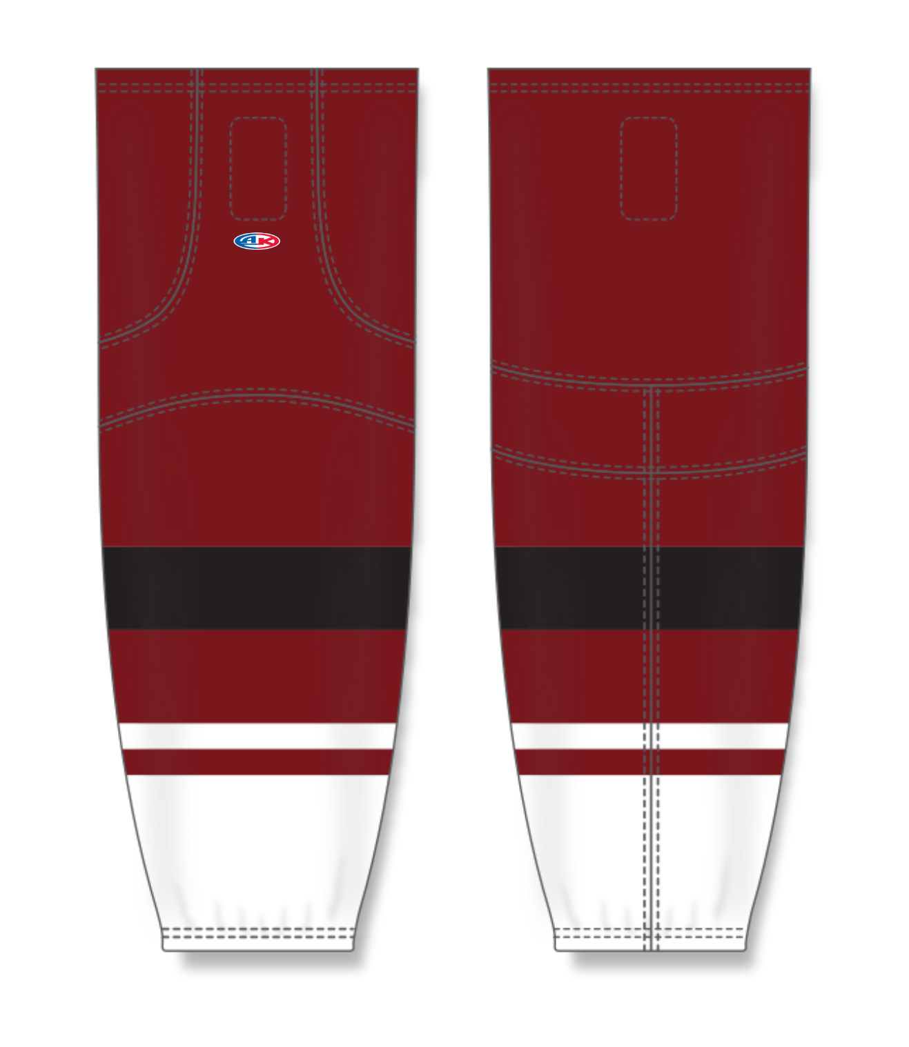 Cut & Sew Pro Hockey Socks HS2100-G44 4