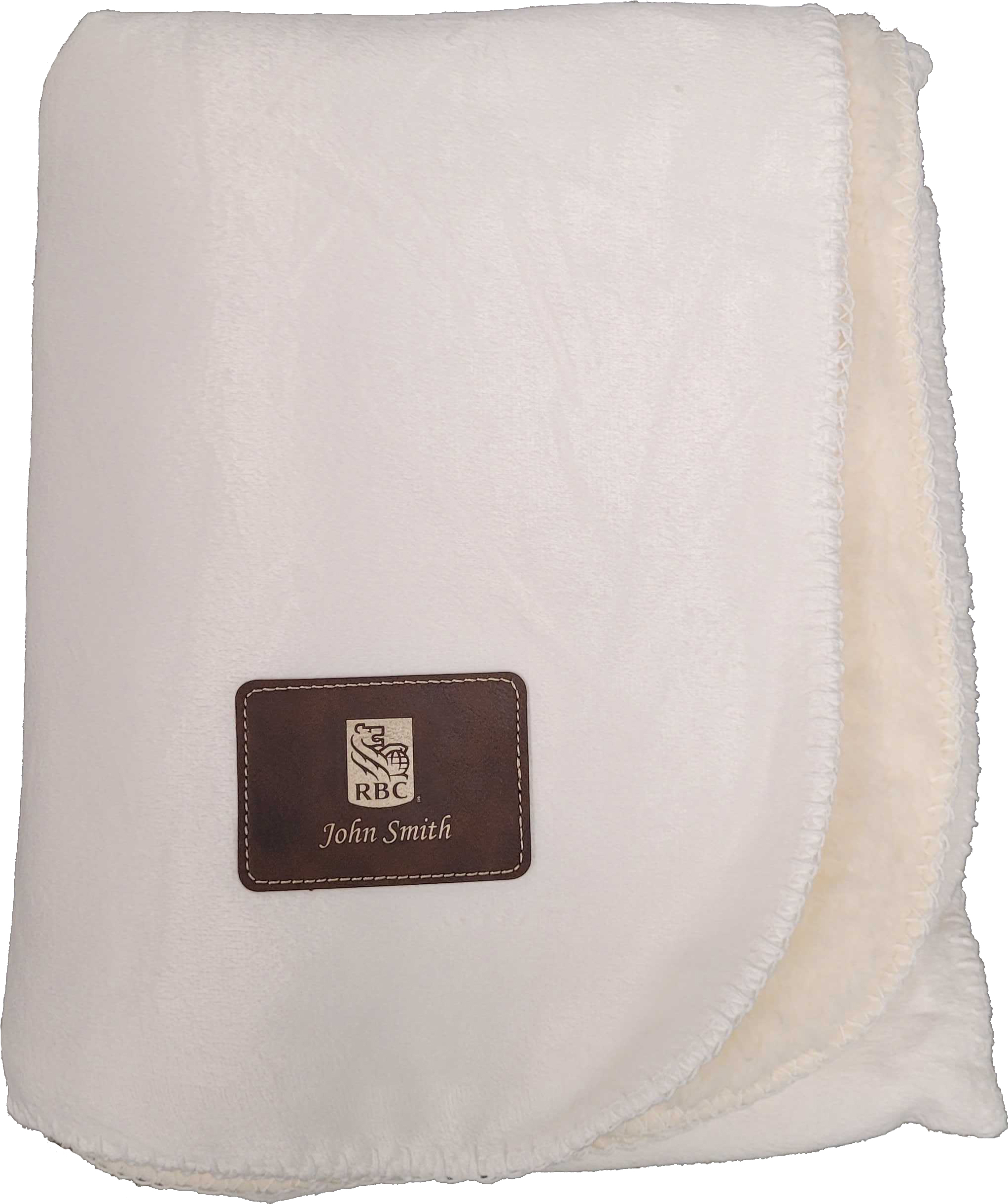 Sherpa Faux Wool Lined Micro Mink Throw, 50x60, with Lasered logo patch, NO SETUP CHARGE 7