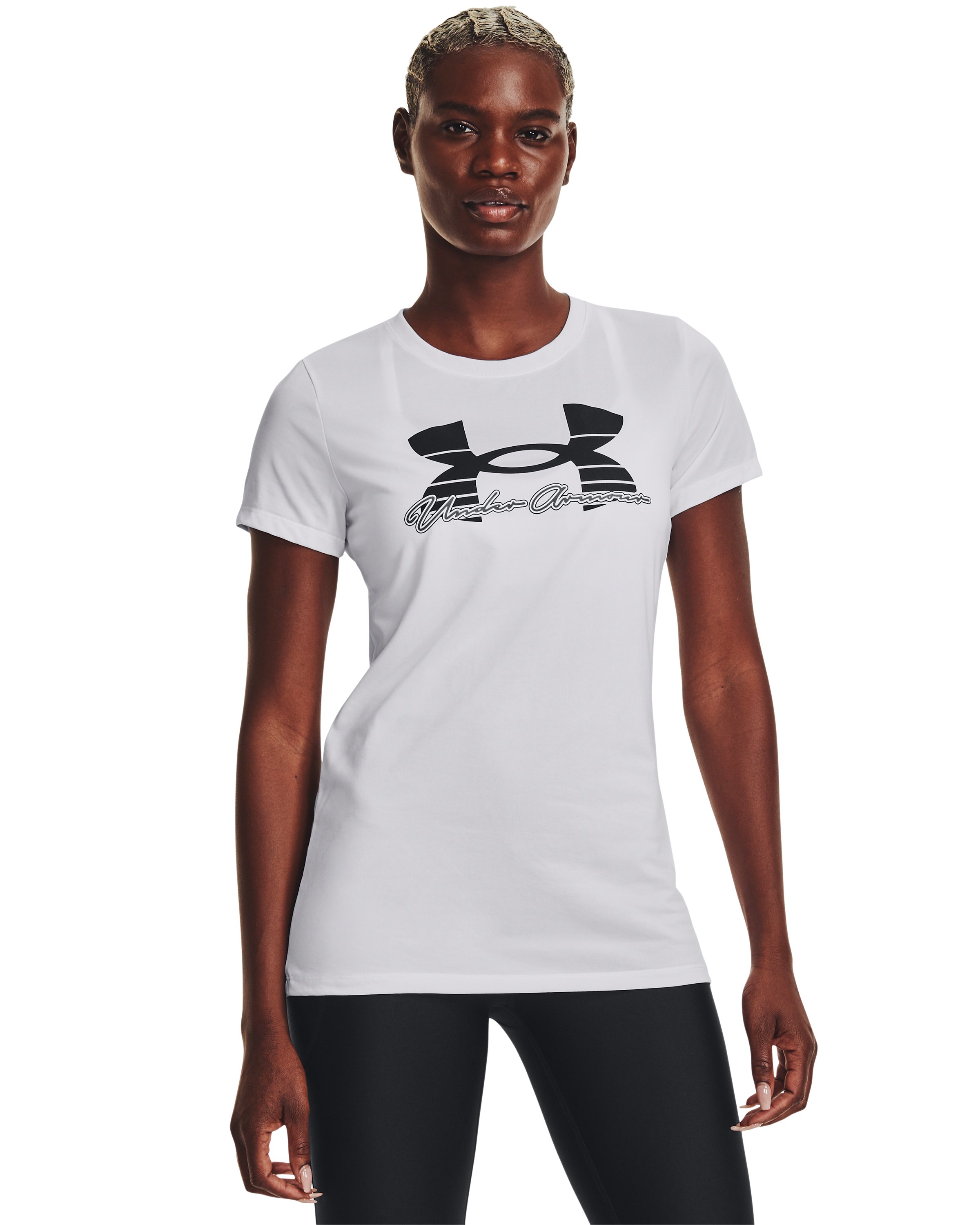 UA Tech Script Women's Short Sleeve 7