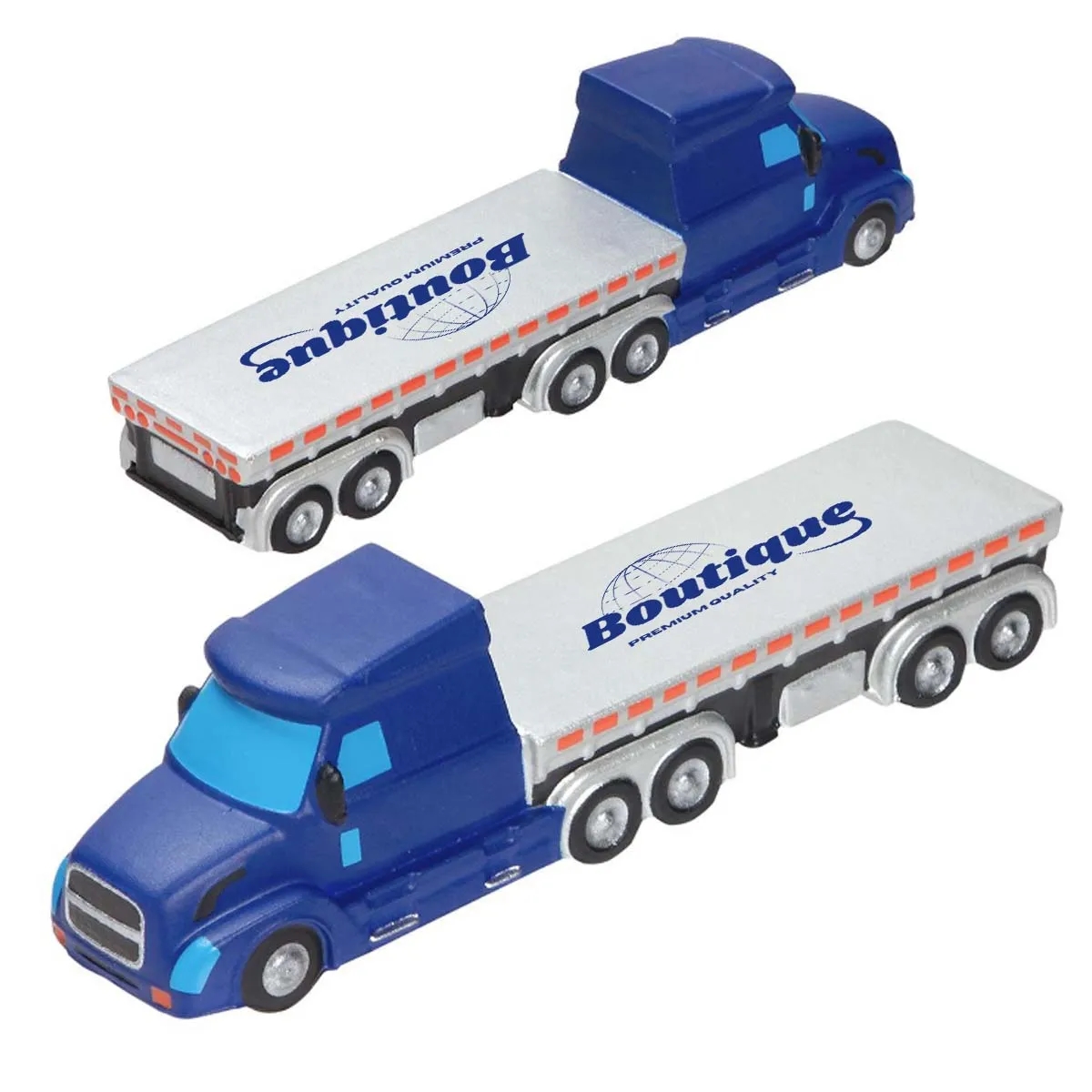 Custom Branded Semi Flatbed Truck Stress Reliever 1