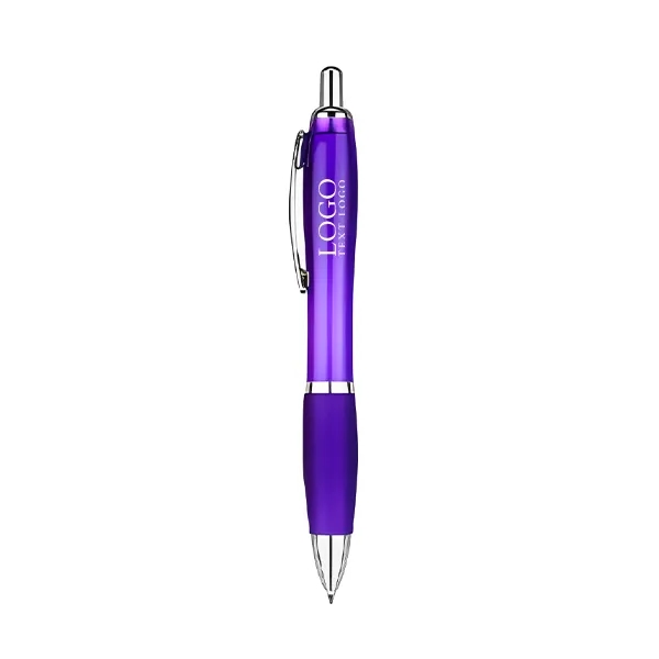 Click Action Plastic Satin Pen 8