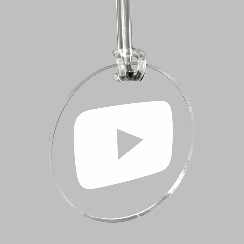 Custom Acrylic Laser Etched Bag Tag 18