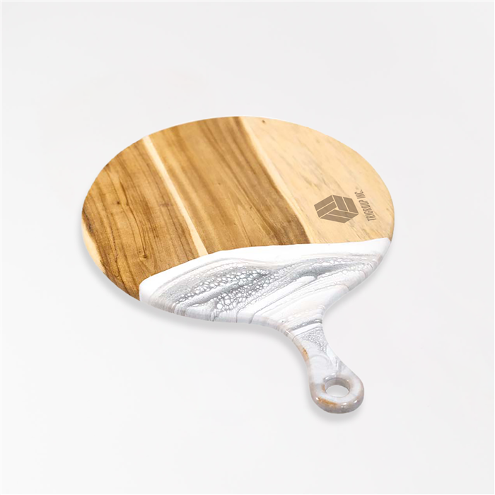 Round Paddle Acacia Cheese Board 15