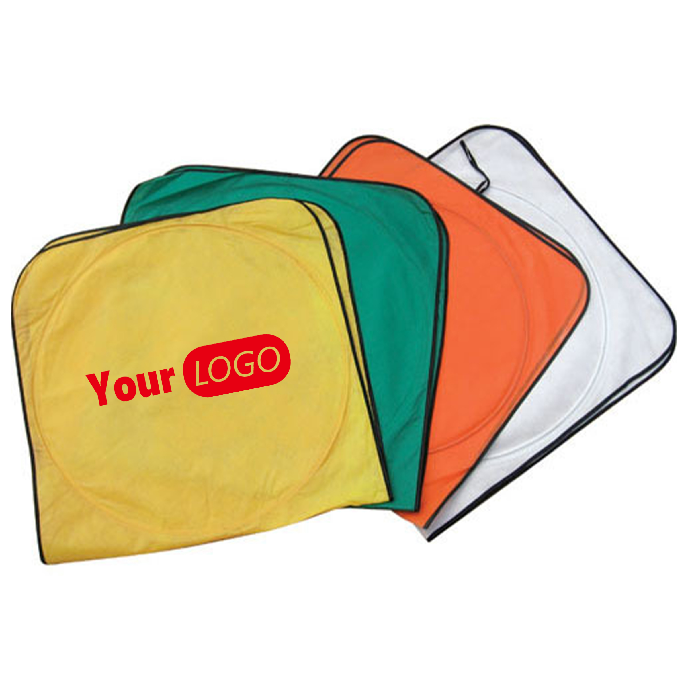 Polyester Logo-Ready Car Sunshade 3