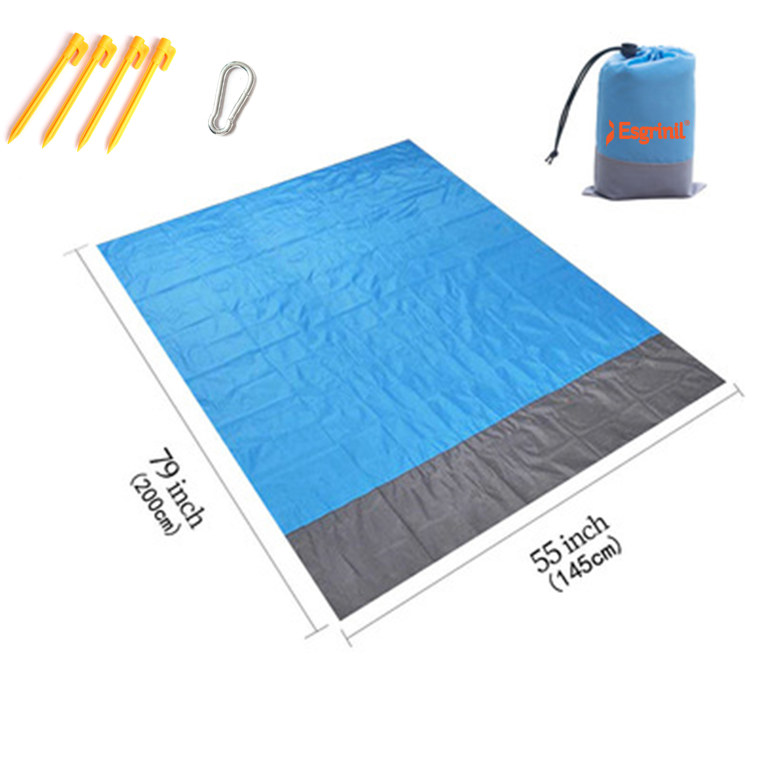 Portable Beach Mat Blanket 1