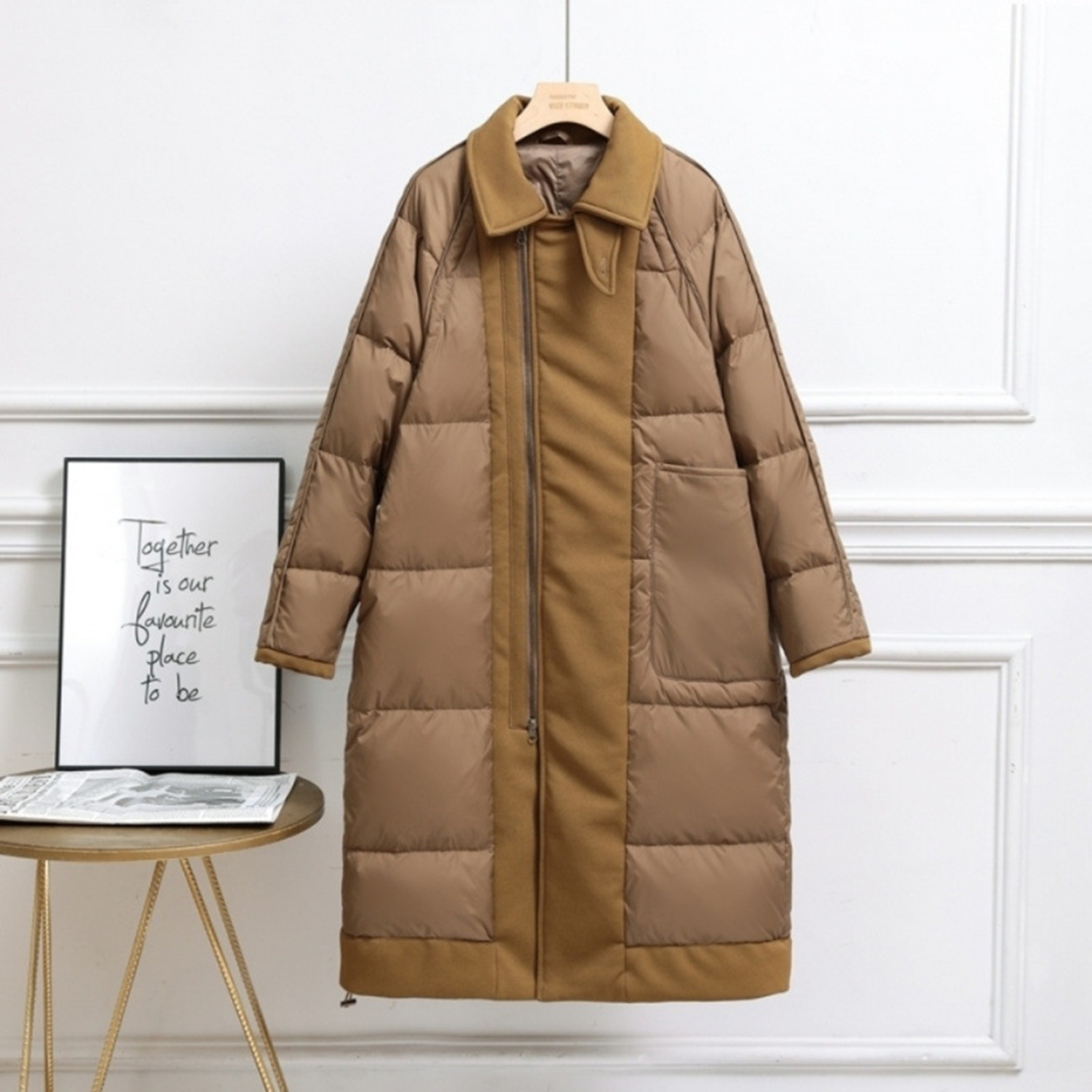 Women's Thickened Down Jacket Long Winter Coat 2