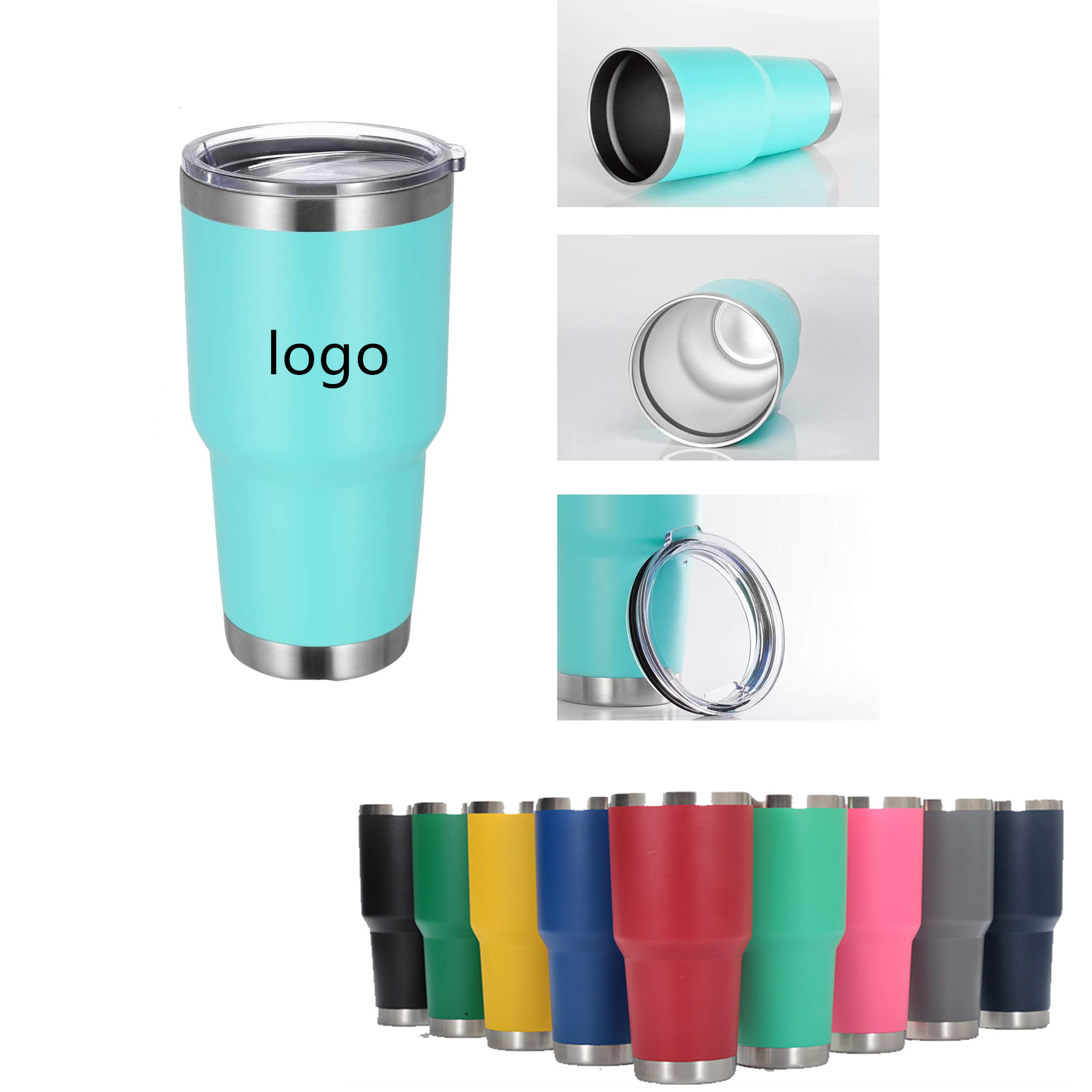 Double Wall Travel Office Car Thermos Mug 1