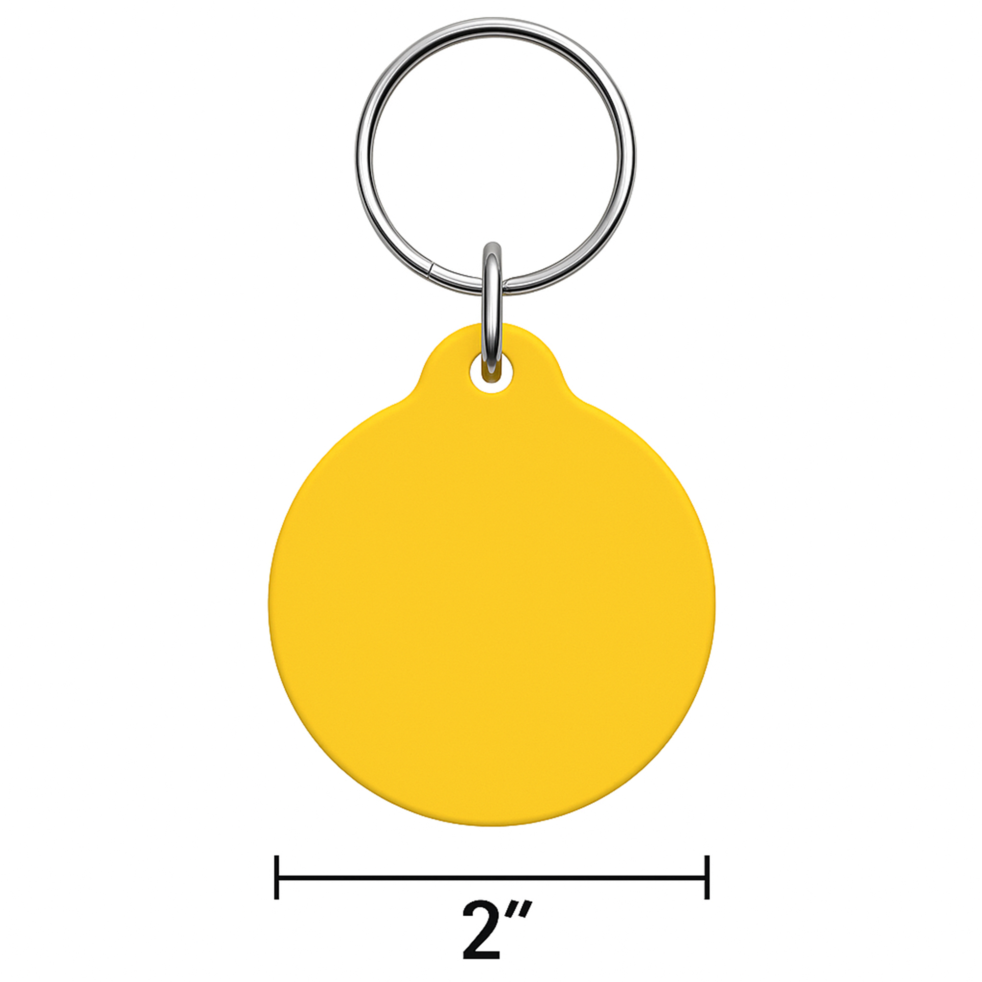 Soft Round Vinyl Key Tag 3