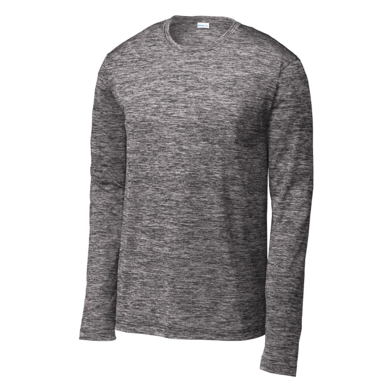 Sport-Tek PosiCharge Long Sleeve Electric Heather Tee. 1