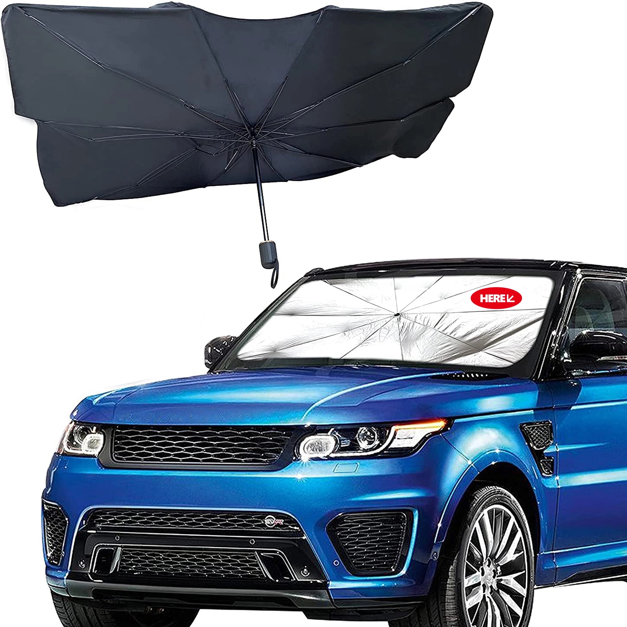 UPF 50+ Umbrella Car Sun Shade Windshield 5