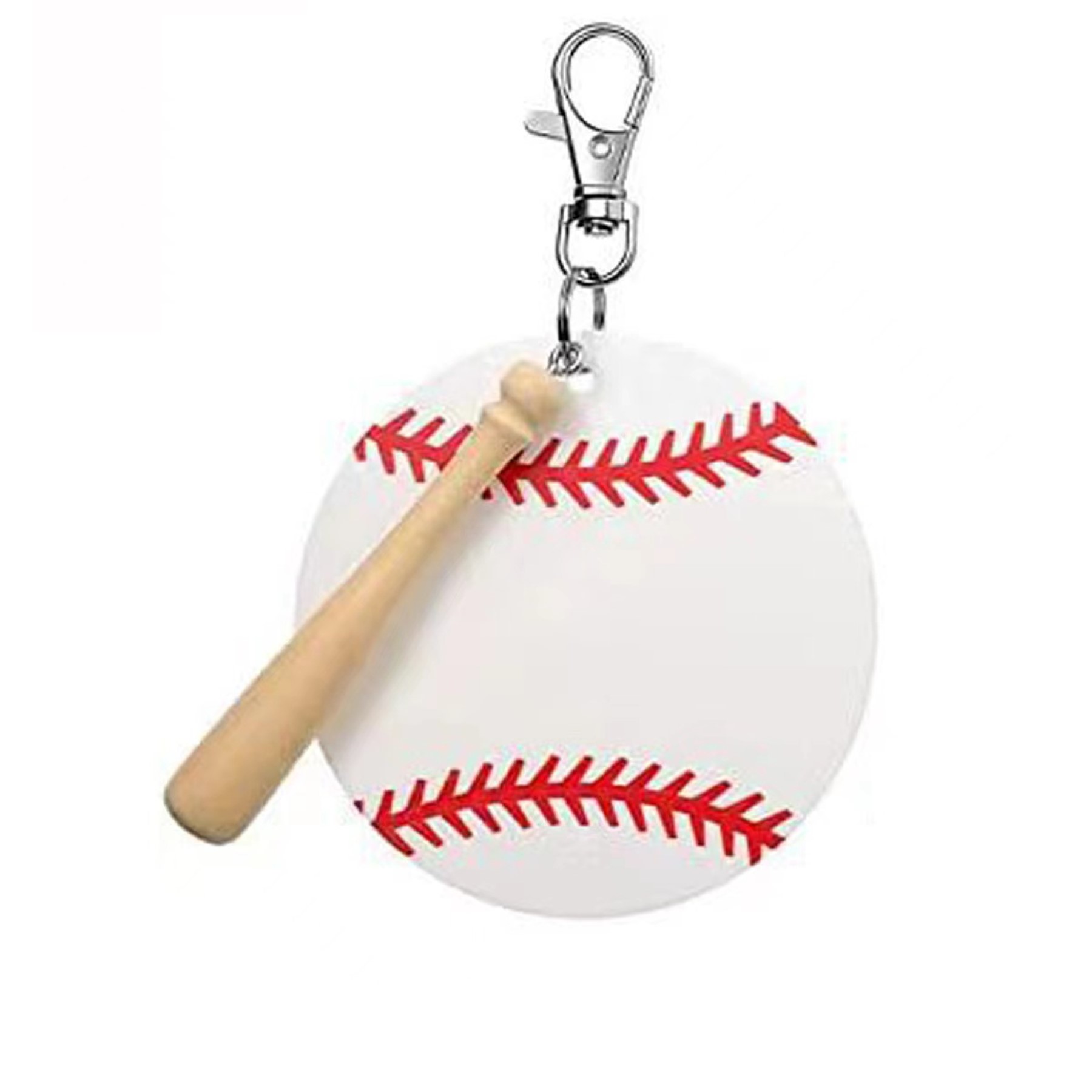 Acrylic Baseball Key Chain (direct import) 4