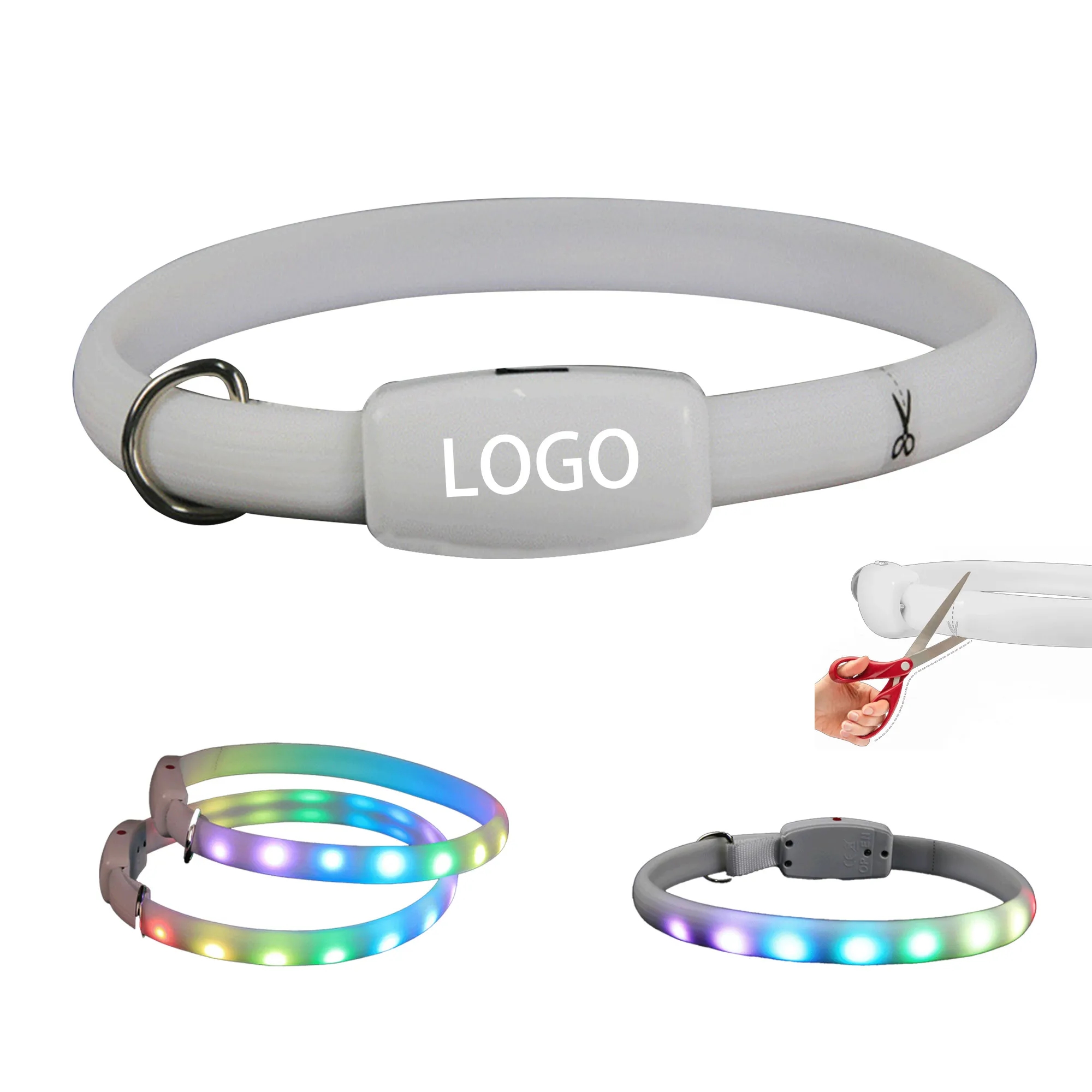 Pet Safety LED Collar MOQ 10pcs 3