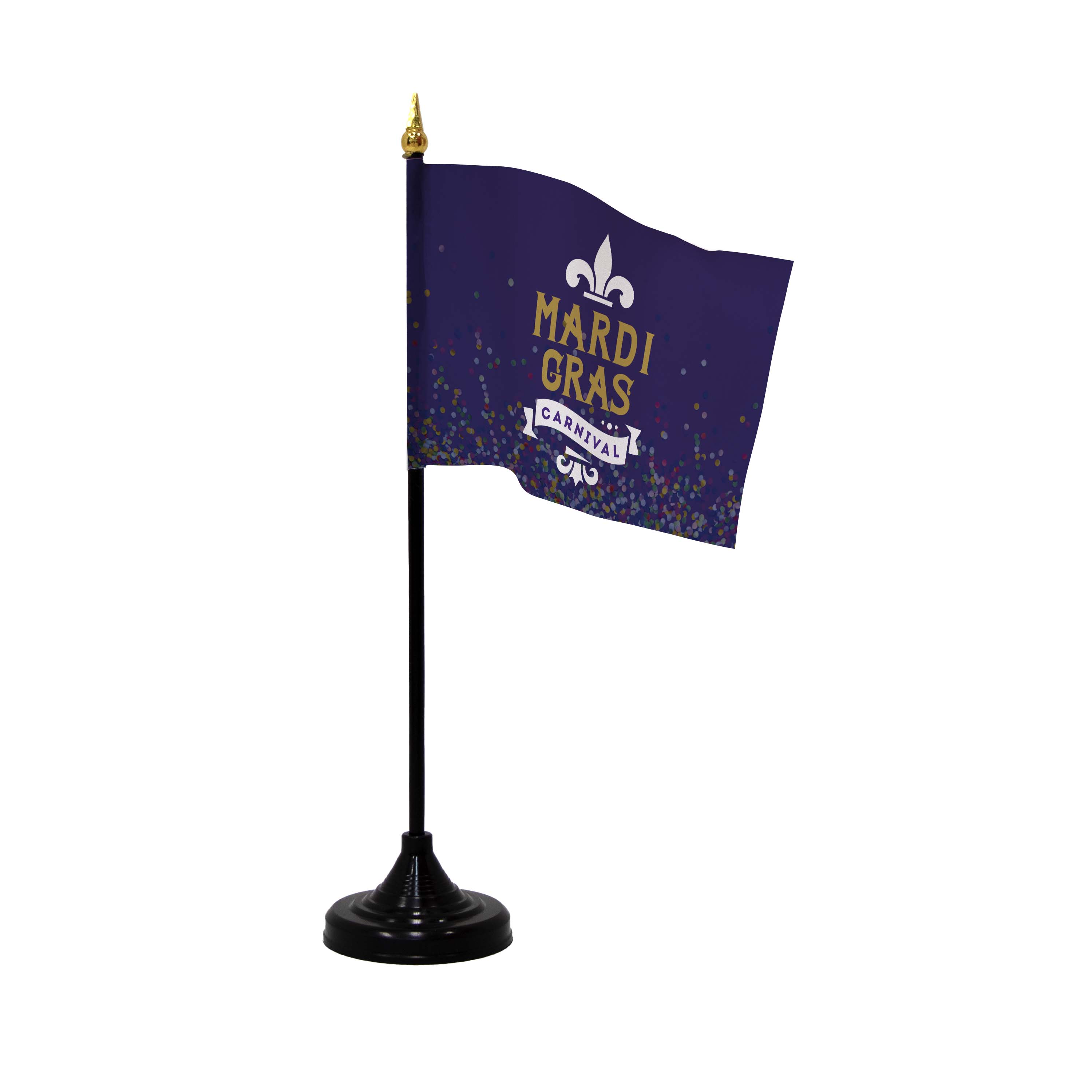 Base for one 4" x 6" Stick Flag 4