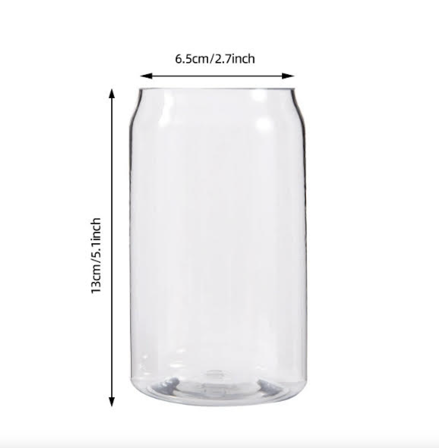 16 oz. Acrylic Can Shaped Beer Glasses 2